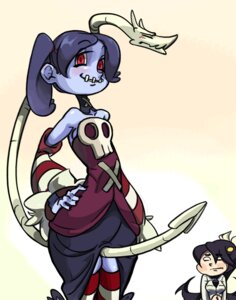 Rating: Questionable Score: 0 Tags: 2013 2d_animation animated animated_gif arm_warmers armwear biped black_hair blue_body blue_skin blush bone breasts clothed clothing digital_media_(artwork) dragon dress duo e621 embarrassed european_mythology female filia flustered hair hand_on_hip human humanoid legwear leviathan_(skullgirls) looking_at_another looking_at_viewer loop mammal midriff monster_girl_(genre) mythological_creature mythological_scalie mythology neckwear not_furry parasite_(skullgirls) pattern_arm_warmers pattern_armwear pattern_clothing pattern_legwear pattern_thigh_highs pear-shaped_figure raised_clothing raised_dress red_eyes samson_(skullgirls) scalie sewn_mouth short_playtime simple_background skull skullgirls small_breasts small_waist smile smirk smug squigly standing stockings striped_arm_warmers striped_armwear striped_clothing striped_legwear striped_thigh_highs stripes subtle_animation suggestive tan_background thick_thighs thigh_highs undead vibrating wide_hips wyrm_(dragon) zealk zombie User: bunchy7s