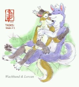 Rating: Safe Score: 0 Tags: 2012 anthro bone canid canine canis cuddling domestic_dog duo e621 fennec_(artist) fennec_fox fox hug husky licking lorcan male male/male mammal nordic_sled_dog spitz tail tongue tongue_out true_fox wachhund_(character) User: bunchy7s