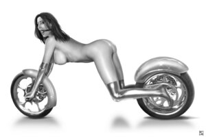 Rating: Explicit Score: 0 Tags: 1girls artist_request ball_gag bdsm elbow_gloves female functionally_nude living_bike monochrome motorcycle rule34 tagme thigh_boots wheels User: bunchy7s
