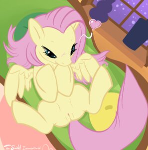 Rating: Explicit Score: 0 Tags: 2011 conditional_dnp e621 equid equine feathered_wings feathers female feral fluttershy_(mlp) friendship_is_magic fur genitals hair hasbro heart_symbol inside insomniacovrlrd lying mammal my_little_pony mythological_creature mythological_equine mythology on_back pegasus pillow pink_hair presenting solo spread_legs spread_wings spreading tail vulva wings yellow_body yellow_feathers yellow_fur User: bunchy7s