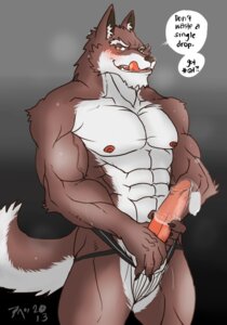 Rating: Explicit Score: 0 Tags: 2013 abs after_masturbation anthro athletic biceps big_muscles big_penis biped black_nose blush bodily_fluids brown_body brown_fur bulge canid canine canis catch_condom claws clothed clothing condom cum dialogue e621 english_text erection fangs filled_condom front_view fur genital_fluids genitals grin hentist hideo_katashi holding_penis humanoid_genitalia humanoid_penis jockstrap looking_at_viewer male mammal masturbation multicolored_body multicolored_fur muscular muscular_anthro muscular_male nipples open_mouth orgasm partially_clothed pecs penile penile_masturbation penis pose sexual_barrier_device simple_background smile solo standing talking_to_viewer teeth text tongue tongue_out topless two_tone_body two_tone_fur underwear underwear_down vein wearing_condom white_body white_fur wolf yellow_eyes User: bunchy7s