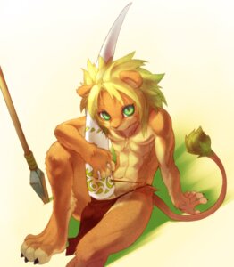 Rating: Questionable Score: 0 Tags: abs anthro athletic biped blonde_hair bottomwear clothed clothing cotora e621 felid green_eyes hair horn lion loincloth looking_at_viewer male mammal melee_weapon muscular muscular_anthro muscular_young pantherine polearm simple_background sitting solo spear tail topless tribal weapon white_background young young_anthro young_male User: bunchy7s