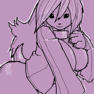 Rating: Safe Score: 0 Tags: 1:1 anthro big_breasts big_collar breasts clothed clothing collar digital_media_(artwork) e621 eyebrows eyelashes female fur hair hand_on_breast jacket lagomorph leporid long_hair looking_at_viewer low_res mammal myojinius oekaki purple_background purple_body purple_fur purple_hair purple_theme rabbit simple_background smile solo topwear User: bunchy7s