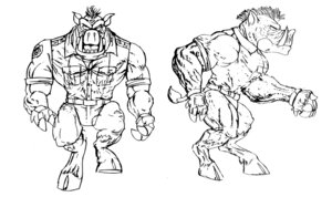 Rating: Safe Score: 0 Tags: anthro black_line_art clothed clothing cloven_hooves digital_drawing_(artwork) digital_media_(artwork) domestic_pig duke_nukem_(series) e621 fingers front_view full-length_portrait fully_clothed hoof_hands hooved_fingers hooves line_art male mammal monochrome muscular pig_cop_(duke_nukem) portrait side_view solo suid suine sus_(pig) tail tail_tuft teeth tuft unguligrade uniform unknown_artist User: bunchy7s