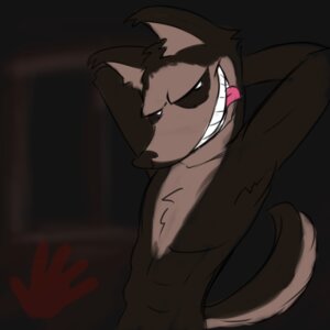 Rating: Safe Score: 0 Tags: 1:1 ambiguous_gender anthro canid canine creepypasta e621 hands_behind_head looking_at_viewer mammal pose smile smile.dog solo tongue zraxi User: bunchy7s Rating: Safe Score: 0 Tags: 1:1 ambiguous_gender anthro canid canine creepypasta e621 hands_behind_head looking_at_viewer mammal pose smile smile.dog solo tongue zraxi User: bunchy7s