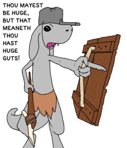 Rating: Safe Score: 0 Tags: ambiguous_gender anthro armor arrkhal clothing cooking_pot cutebold digital_media_(artwork) doom_(series) dungeons_and_dragons dwarf_fortress e621 english_text fangs fur furred_kobold furred_scalie hasbro hat headgear headwear helmet id_software kobold melee_weapon meme microsoft polearm reptile rip_and_tear_(meme) scalie shield solo spear tail teeth text weapon wizards_of_the_coast User: bunchy7s