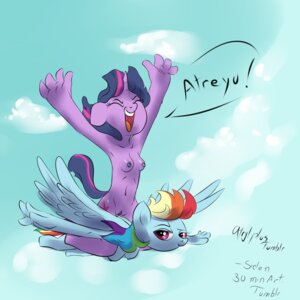 Rating: Explicit Score: 0 Tags: 1:1 2012 anthro anthrofied blue_body blue_feathers blue_fur breasts cutie_mark duo e621 equid equine feathered_wings feathers female friendship_is_magic fur genitals hair hasbro hi_res horn mammal multicolored_hair my_little_pony mythological_creature mythological_equine mythology nipples nude pegasus purple_body purple_eyes purple_fur purple_hair rainbow_dash_(mlp) rainbow_hair smile tail twilight_sparkle_(mlp) two_tone_hair unicorn vulva wick_(artist) wings User: bunchy7s