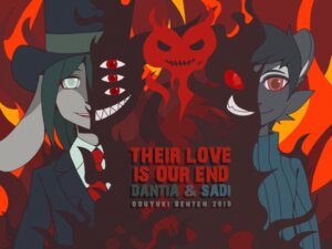 Rating: Questionable Score: 0 Tags: 4:3 absurd_res accessory business_suit civet clothing dantia death digital_media_(artwork) duality duo_focus e621 english_text female front_view group half-length_portrait hi_res lagomorph leporid love male mammal necktie oouyuki_benten pinstripes portrait rabbit red_theme sadi split_personality suit sweater text topwear viverrid User: bunchy7s