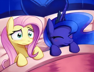 Rating: Safe Score: 0 Tags: 2011 bed blue_hair blush cosmic_hair crown duo e621 equid equine ethereal_hair eyelashes female female/female feral fluttershy_(mlp) friendship_is_magic furniture hair hasbro headgear horn horse inside long_hair mammal my_little_pony mythological_creature mythological_equine mythology negativefox on_bed pink_hair pony princess_luna_(mlp) smile starry_hair troubled under_covers unicorn User: bunchy7s