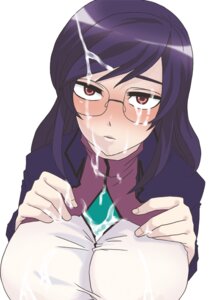 Rating: Explicit Score: 0 Tags: blush breasts cum cum_on_body cum_on_breasts cum_on_hair cum_on_upper_body facial female glasses gundam gundam_00 huge_breasts purple_hair red_eyes rule34 rule_63 short_hair tieria_erde uniform yasushi User: bunchy7s