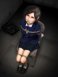 Rating: Explicit Score: 0 Tags: arms_behind_back bondage bound bound_arms bound_legs breasts chair cleave_gag cloth_gag color female gag gagged h.s.c_c-cake_world imminent_rape miniskirt rope rule34 school_uniform small_breasts User: bunchy7s