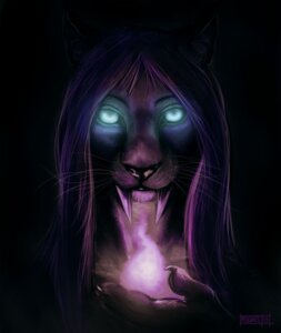 Rating: Safe Score: 0 Tags: anthro dark darksilver e621 fangs felid female glowing glowing_eyes jaira looking_at_viewer mammal solo teeth User: bunchy7s Rating: Safe Score: 0 Tags: anthro dark darksilver e621 fangs felid female glowing glowing_eyes jaira looking_at_viewer mammal solo teeth User: bunchy7s