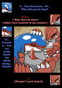Rating: Explicit Score: 0 Tags: absurd_res ambiguous_gender blush bodily_fluids broken_language claws comic dialogue digital_media_(artwork) duo e621 english_text erection feral generation_3_pokemon genital_fluids genitals groudon hi_res kyogre legendary_pokemon male nintendo penis pokemon pokemon_(species) precum steam sweat text vavacung User: bunchy7s