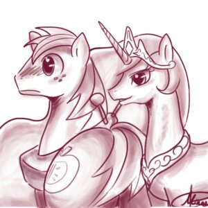 Rating: Safe Score: 0 Tags: 1:1 2014 big_macintosh_(mlp) blush crown cutie_mark duo e621 earth_pony equid equine female friendship_is_magic hasbro headgear horn horse low_res male mammal monochrome my_little_pony mythological_creature mythological_equine mythology pinkieminas pony princess princess_celestia_(mlp) royalty simple_background unicorn white_background User: bunchy7s