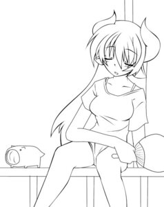Rating: Safe Score: 0 Tags: astaroth black_and_white bottomwear clothing demon e621 eyes_closed female hair hand_fan horn long_hair monochrome not_furry shirt shorts solo topwear uchiwa_fan unknown_artist User: bunchy7s