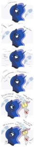 Rating: Safe Score: 0 Tags: absurd_res blue_body blue_eyes blue_fur blue_hair blush chimera comic dialogue discord_(mlp) draconequus e621 english_text equid equine female feral friendship_is_magic fur glowing hair hasbro hi_res horn joakaha long_hair long_image looking_back loose_feather magic male mammal my_little_pony mythological_creature mythological_equine mythology open_mouth princess_luna_(mlp) quill red_eyes royalty simple_background smile tall_image text tongue white_background winged_unicorn wings User: bunchy7s