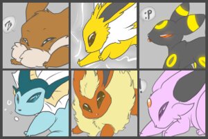 Rating: Safe Score: 0 Tags: ambiguous_gender blue_eyes brown_eyes canid canine e621 eevee eeveelution espeon exclamation_point eyes_closed feral flareon generation_1_pokemon generation_2_pokemon group icon jolteon low_res mammal nintendo pokemon pokemon_(species) purple_eyes red_eyes ryunwoofie tongue tongue_out umbreon vaporeon User: bunchy7s