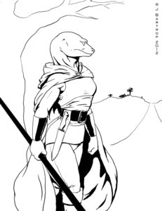 Rating: Safe Score: 0 Tags: 2012 anthro bag belt boots cape clothing e621 fantasy female footwear hood inks lizard melee_weapon monochrome plant polearm reptile richard_bartrop road scalie shoes sketch solo staff tree warrior weapon wood User: bunchy7s