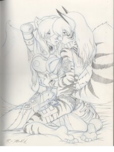 Rating: Explicit Score: 0 Tags: 3:4 anthro bed belt beowulf bra bracelet breasts butt canid canine clothing duo e621 female female/female furniture garter_belt garter_straps greyscale gun holster jensca jewelry kimber lingerie mammal markings monochrome necklace nipples nude panties paws ranged_weapon sketch tail underwear undressing weapon User: bunchy7s