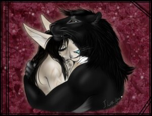 Rating: Safe Score: 0 Tags: anthro black-lion domestic_cat duo e621 felid feline felis female flower lion male mammal pantherine plant raphian romantic romantic_couple shiko shikoyote tiger User: bunchy7s