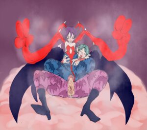 Rating: Explicit Score: 0 Tags: capcom clothed_sex clothing darkstalkers erurun female female_on_top flat_chest futanari head_wings incest intersex lilith_aensland morrigan_aensland rule34 tagme User: bunchy7s