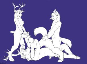 Rating: Explicit Score: 0 Tags: 2011 anthro antlers bisexual breast_lick breast_play breasts cunnilingus deer e621 erection eyes_closed female female/female flynx flynx-flink foursome from_behind_position genitals group group_sex hooves horn kneeling kneeling_oral_position licking licking_lips lying male male/female mammal nude on_back oral penetration penis purple_background self_lick sex side_boob simple_background sketch standing tail tongue tongue_out vaginal vaginal_penetration vulva User: bunchy7s