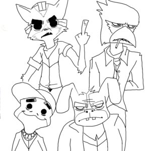 Rating: Safe Score: 0 Tags: 2d_(gorillaz) anthro avian beak bird canid canine clothing e621 falco_lombardi fox fox_mccloud fredryk_phox gesture gorillaz group hand_gesture hare hat headgear headwear lagomorph leporid male mammal middle_finger monochrome murdoc_niccals nintendo noodle_(gorillaz) paintchat parody peppy_hare russel_hobbs simple_background slippy_toad star_fox white_background User: bunchy7s Rating: Safe Score: 0 Tags: 2d_(gorillaz) anthro avian beak bird canid canine clothing e621 falco_lombardi fox fox_mccloud fredryk_phox gesture gorillaz group hand_gesture hare hat headgear headwear lagomorph leporid male mammal middle_finger monochrome murdoc_niccals nintendo noodle_(gorillaz) paintchat parody peppy_hare russel_hobbs simple_background slippy_toad star_fox white_background User: bunchy7s