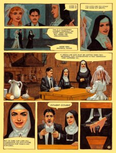 Rating: Explicit Score: 0 Tags: 1997 5_fingers clothed clothing comic convent_of_hell dialogue dress e621 english_text eurotica female fingers food fully_clothed grope group hi_res human kitchen male mammal markings mole_(marking) noe_barreiro not_furry nun onion plant religious_clothing speech_bubble text traditional_media_(artwork) vegetable veil wedding_dress wedding_veil User: bunchy7s
