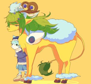 Rating: Safe Score: 0 Tags: aira_225 ambiguous_gender anthro bovid bovine clothing e621 eyes_closed feathered_wings feathers feral footwear fur green_hair group hair half-closed_eyes hooves horn male mammal narrowed_eyes shoes simple_background standing wings yellow_body yellow_fur User: bunchy7s