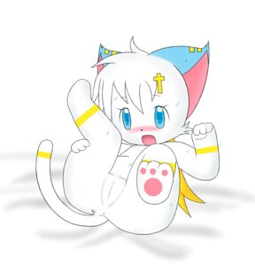 Rating: Explicit Score: 0 Tags: absurd_res anthro anus blue_eyes blush cross digital_media_(artwork) domestic_cat e621 feet felid feline felis female fur genitals hi_res hindpaw kryztar loli mammal navel ninatail open_mouth paws presenting simple_background solo vulva white_background white_body white_fur young young_anthro young_female User: bunchy7s