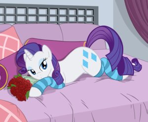 Rating: Questionable Score: 0 Tags: 2014 absurd_res barrfind bedroom_eyes blue_eyes blue_eyeshadow bouquet brian_mcpherson clothing cutie_mark e621 equid equine eyeshadow female feral flower footwear friendship_is_magic fur hair half-closed_eyes hasbro hi_res hooves horn inside legwear looking_at_viewer lying makeup mammal my_little_pony mythological_creature mythological_equine mythology narrowed_eyes pillow plant purple_hair rarity_(mlp) rose_(flower) seductive socks solo unicorn white_body white_fur User: bunchy7s