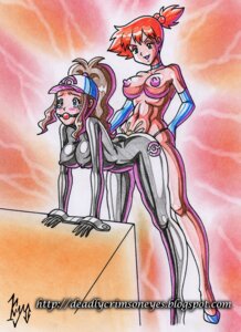 Rating: Explicit Score: 0 Tags: 2girls ball_gag bent_over bodysuit bondage bound breasts brown_hair clothed_female_nude_female colored_pencil_(artwork) erect_nipples female female_only femdom femsub from_behind gag gagged hand_drawn hilda_(pokemon) human human_only jpg kasumi_(pokemon) kyo-domesticfucker latex latex_suit multiple_females multiple_girls naked nintendo nipples nude orange_hair pokemon restrained rule34 steel_bondage strap-on strapon yuri User: bunchy7s