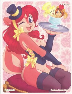 Rating: Questionable Score: 0 Tags: absurd_res anthro big_breasts blonde_hair breasts brown_eyes brown_hair cherry chibi clothed clothing corset cream_(miu) e621 female female/female food fruit fur group hair hi_res jam_(miu) lingerie looking_at_viewer mammal nipples one_eye_closed orange_body orange_fur patchwerk peaches_(miu) pink_body pink_fur plant red_body red_fur red_hair rodent sciurid skimpy tail topwear tree_squirrel User: bunchy7s