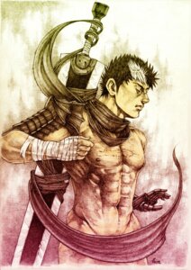 Rating: Questionable Score: 0 Tags: 1boy berserk black_hair closed_eyes dragonslayer_(sword) guts_(berserk) him-19th himura_(him-la) male male_only mechanical_arm muscles muscular naked_scarf nude rule34 scarf solo sword tagme weapon User: bunchy7s