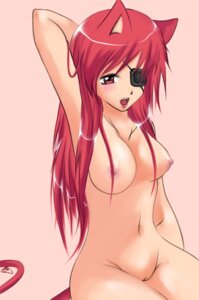 Rating: Explicit Score: 0 Tags: animal_ears blush breasts cat_ears cat_tail cute_fang eye_patch female furanshi large_breasts long_hair navel nipples open_mouth original pink_background pussy red_eyes red_hair rule34 sitting solo tail User: bunchy7s