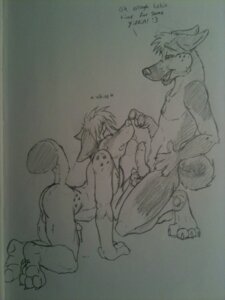 Rating: Explicit Score: 0 Tags: 3:4 4_toes all_fours animal_genitalia animal_noises animal_penis anthro balls blush bodily_fluids canid canine canine_genitalia canine_penis canis claws dialogue digitigrade domestic_dog duo e621 english_text erection eye_contact feet genital_fluids genitals graphite_(artwork) greyscale hair hindpaw kneeling knot looking_at_another male male/male male_penetrated male_penetrating male_penetrating_male mammal monochrome nude oral paws penetration penis precum sashido_zerako sex side_view tail text toes traditional_media_(artwork) whimper whining User: bunchy7s