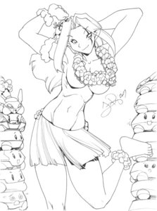 Rating: Questionable Score: 0 Tags: black_and_white bottomwear breasts brianna_diggers casual_exposure clothed clothing convenient_censorship e621 facial_markings female fred_perry gold_digger grass_skirt hand_behind_head hands_above_head head_markings hula human line_art machine mammal markings monochrome navel not_furry robot simple_background skimpy skirt solo topless white_background User: bunchy7s