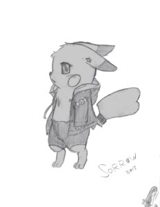 Rating: Safe Score: 0 Tags: 2013 3_toes bottomwear cleft_tail clothing e621 feet female generation_1_pokemon hoodie jackerwobb jacket looking_at_viewer mammal monochrome nintendo pants pikachu pokemon pokemon_(species) rodent simple_background solo sorrow_chu tail toes topwear User: bunchy7s