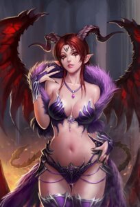 Rating: Questionable Score: 0 Tags: ajrhine armor claws demon e621 feathered_wings feathers female fire hair horn humanoid jewelry not_furry red_eyes red_hair solo unavailable_at_source unconvincing_armor wings User: bunchy7s