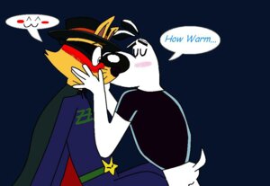 Rating: Safe Score: 0 Tags: anthro belt blush canid canine canis cape clothing costume dialogue domestic_cat domestic_dog dudley_puppy duo e621 english_text eyes_closed felid feline felis hat headgear headwear hero kaiketsu_zorori kissing male male/male mammal mask nickelodeon puccadominyo shirt speech_bubble surprise_kiss surprised t.u.f.f._puppy text topwear villainous zorori User: bunchy7s Rating: Safe Score: 0 Tags: anthro belt blush canid canine canis cape clothing costume dialogue domestic_cat domestic_dog dudley_puppy duo e621 english_text eyes_closed felid feline felis hat headgear headwear hero kaiketsu_zorori kissing male male/male mammal mask nickelodeon puccadominyo shirt speech_bubble surprise_kiss surprised t.u.f.f._puppy text topwear villainous zorori User: bunchy7s