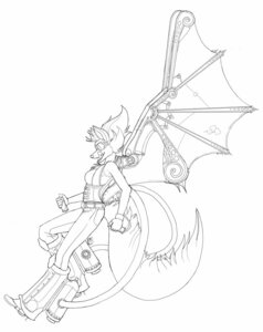 Rating: Safe Score: 0 Tags: alternative_fashion anthro canid canine e621 eyewear fake_wings female flying fox goggles mammal membrane_(anatomy) membranous_wings monochrome pinkuh solo steampunk tail wings User: bunchy7s