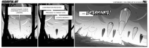 Rating: Safe Score: 0 Tags: 2011 comic conditional_dnp dialogue drop_pods e621 eldak english_text explosion exterminate greyscale group jollyjack machine monochrome not_furry plant robot sequential_art text tree wood zero_pictured User: bunchy7s