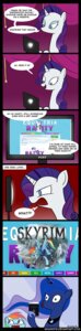 Rating: Safe Score: 0 Tags: bethesda_game_studios blue_body blue_eyes blue_feathers blue_fur blue_hair braindps comic computer crossover curtains dialogue e621 electronics english_text equid equine feathered_wings feathers female feral friendship_is_magic fur group hair hasbro hi_res horn long_hair long_image mammal melee_weapon microsoft moon multicolored_hair my_little_pony mythological_creature mythological_equine mythology open_mouth pegasus princess_luna_(mlp) purple_eyes purple_hair quadruped rainbow_dash_(mlp) rainbow_hair rarity_(mlp) red_eyes short_hair skyrim sword tail tall_image text the_elder_scrolls tongue unicorn url weapon white_body wings User: bunchy7s