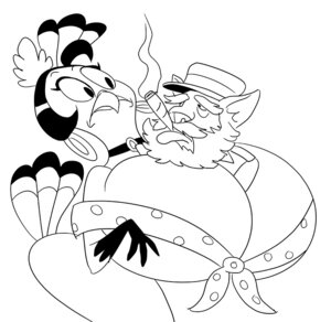 Rating: Questionable Score: 0 Tags: anthro anthrofied avian beak between_breasts big_breasts bird breasts canid canine cigar cleavage clothed clothing communism curvy_figure duo e621 ear_piercing female fidel_castro galliform huge_breasts hyper hyper_breasts la_pavita_pechugona male mammal markings mole_(marking) monochrome pavita_pechugona phasianid piercing politics smoking turkey unknown_artist voluptuous wide_hips User: bunchy7s