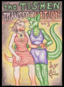 Rating: Questionable Score: 0 Tags: alexi_tishen anthro black_border border breasts brown_hair cleavage clothed clothing colored_pencil_(artwork) comic dragon duo e621 english_text eyewear fangs female glasses green_body green_scales hair heather_kowalski hi_res human jewelry mammal mythological_creature mythological_scalie mythology necklace scales scalie standing tail teeth text the_tishen_transformation tiliquain torn_clothing traditional_media_(artwork) transformation wardrobe_malfunction zmeydros User: bunchy7s