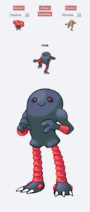 Rating: Safe Score: 0 Tags: alternate_species ambiguous_gender darksilvania e621 fakemon fusion generation_1_pokemon hitmonlee humanoid hybrid nintendo pokemon pokemon_(species) pokemon_fusion red_eyes solo vileplume User: bunchy7s