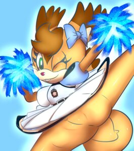 Rating: Explicit Score: 0 Tags: 2013 accessory anthro ball bow_(feature) bow_accessory bow_ribbon butt cheerleader_outfit clothed clothing digital_media_(artwork) e621 female freeflyspecter fur genitals green_eyes hair_accessory hair_bow hair_ribbon hokkaido_nippon-ham_fighters mammal mascot nippon_professional_baseball no_underwear one_eye_closed one_leg_up polly_polaris pom_poms presenting presenting_hindquarters raised_leg red_nose ribbons rodent sciurid solo tan_body tan_fur tree_squirrel vulva white_clothing wink User: bunchy7s