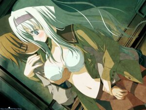 Rating: Questionable Score: 0 Tags: 1boy 1girls blue_eyes blush bra breast_grab breasts brown_hair cleavage crotch_grab durandal_fernek dutch_angle erect_nipples female flolium_blosselliand game_cg groping hairband lingerie long_hair male midriff nipples open_clothes open_shirt panties panties_under_pantyhose pantyhose pointy_ears rule34 shida_kazuhiro shirt straight underwear wallpaper white_hair wiz_anniversary User: bunchy7s