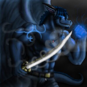 Rating: Safe Score: 0 Tags: 1:1 2012 abs anthro belt biceps big_muscles biped blue_body blue_fur blue_hair blue_markings blue_skin bottomwear braided_hair clothed clothing deity dragon e621 european_mythology facial_hair fantasy feathered_dragon feathered_scalie feathered_wings feathers flexing fur gilian gilian_(character) glowing goatee hair hi_res holding_melee_weapon holding_object holding_sword holding_weapon horn light lighting magic male markings melee_weapon metalfoxt muscular muscular_anthro muscular_male mythological_creature mythological_scalie mythology pants pecs ponytail pose scales scalie simple_background solo standing sword tail topless weapon western_dragon wind wings User: bunchy7s
