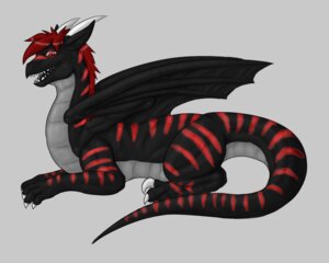 Rating: Safe Score: 0 Tags: 5:4 claws dragon e621 european_mythology fareed feral glowing hair horn killerdragn long_ears looking_at_viewer male membrane_(anatomy) membranous_wings mythological_creature mythological_scalie mythology quadruped red_eyes scalie solo stripes synx_ryugami tail western_dragon wings User: bunchy7s